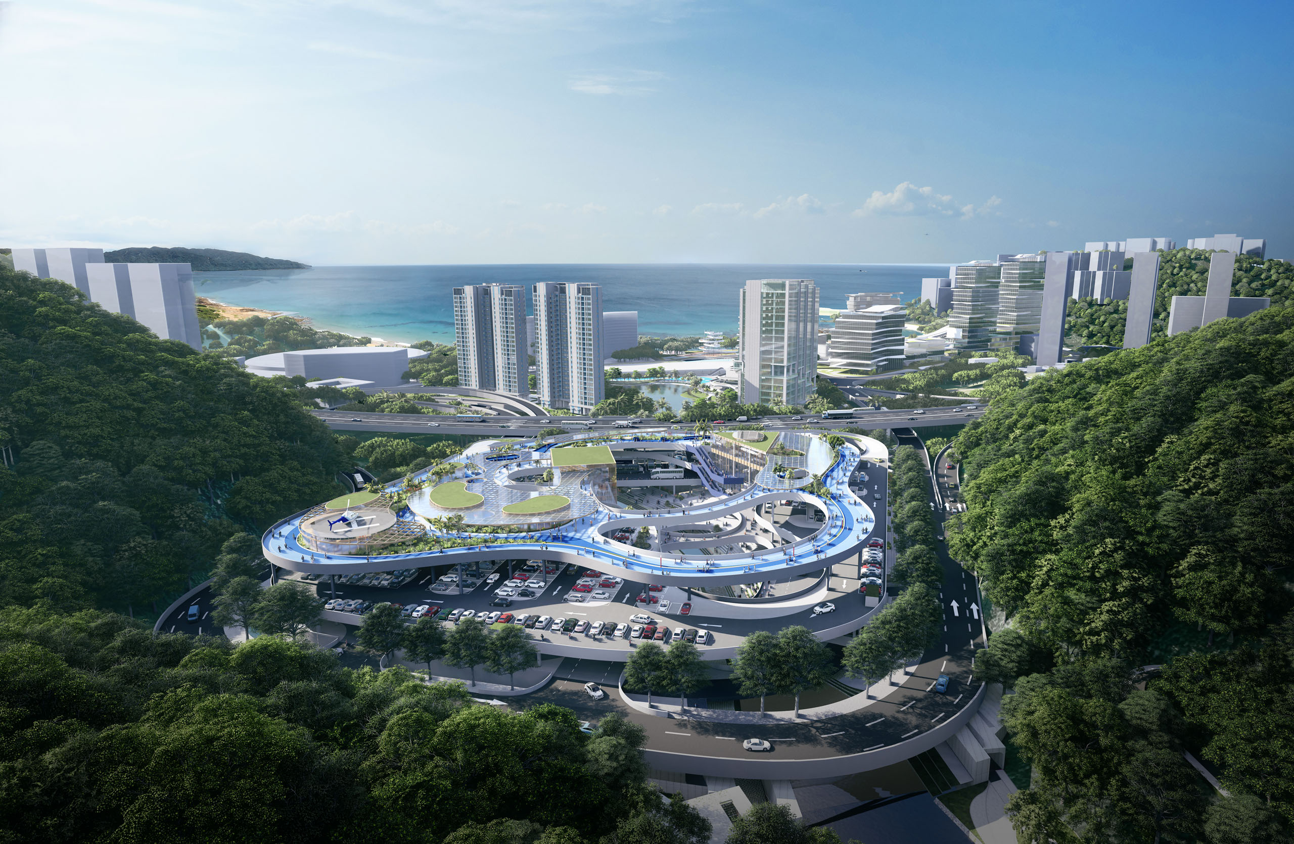 小梅沙交通集散中心 - 柯路建筑