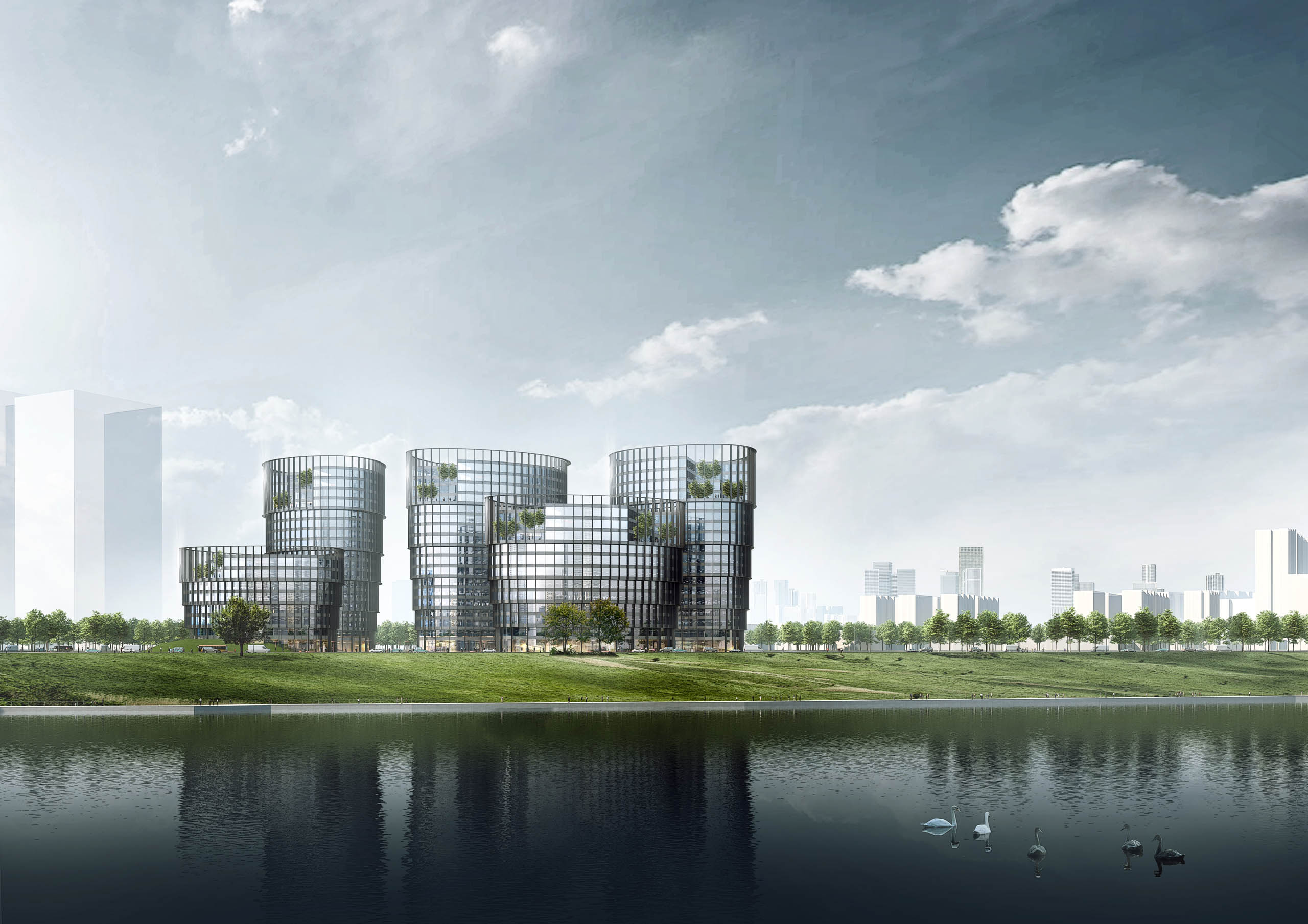 万科通州滨河广场 - 柯路建筑